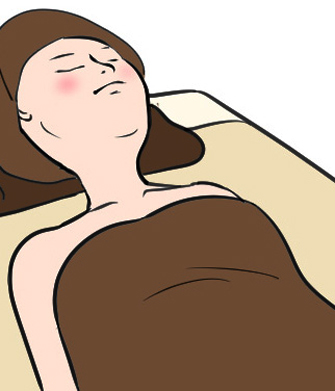 施術で全身のリフレッシュ